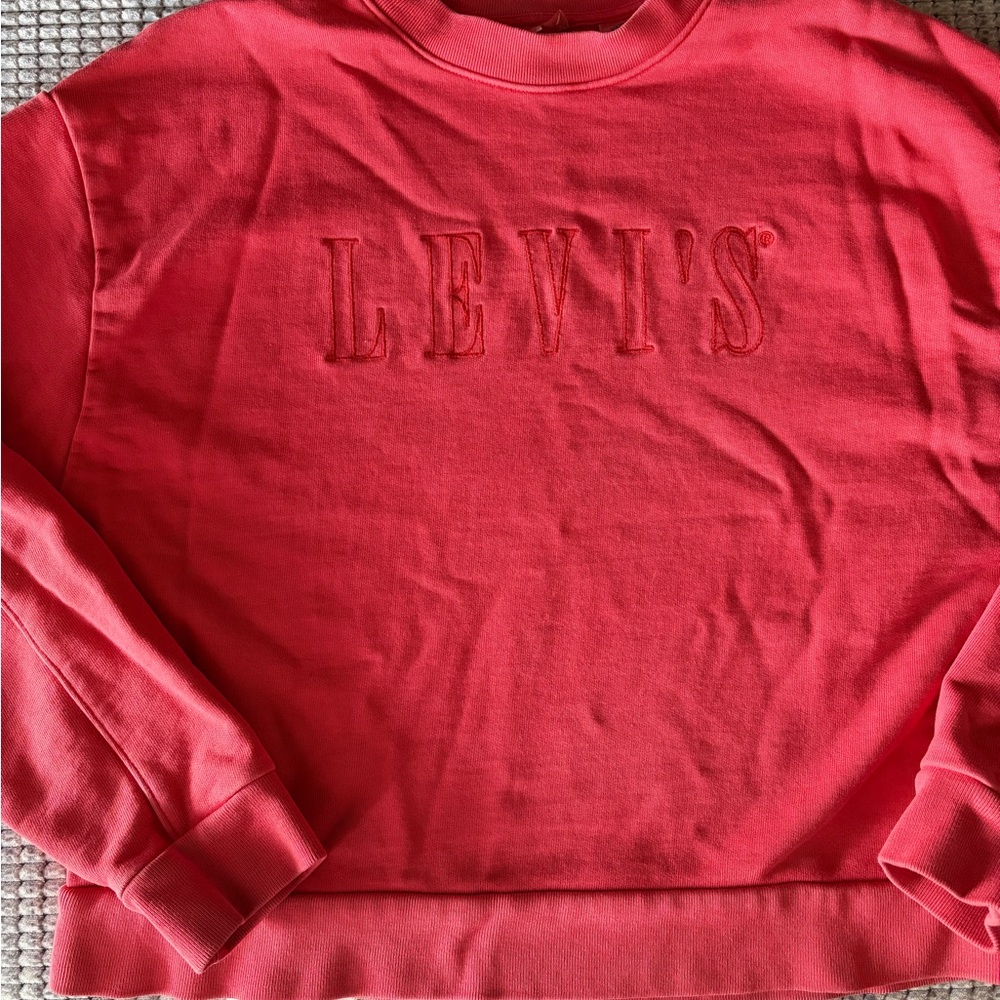 Levi's Vibrant Red Crewneck